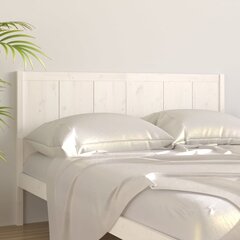 vidaXL voodipeats, valge, 185,5x4x100 cm, männipuit hind ja info | Voodid | kaup24.ee