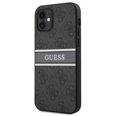 Guess GUHCP12S4GDGR iPhone 12 mini 5,4 " hall kõva ümbris, 4G Stripe цена и информация | Чехлы для телефонов | kaup24.ee