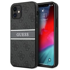 Guess GUHCP12S4GDGR iPhone 12 mini 5,4 " hall kõva ümbris, 4G Stripe цена и информация | Чехлы для телефонов | kaup24.ee