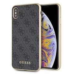 Guess GUHCI65G4GG iPhone Xs Max hall kõva ümbris 4G kollektsioon цена и информация | Чехлы для телефонов | kaup24.ee