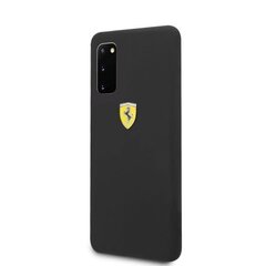 Ferrari Hardcase FESSIHCS62BK S20 G980 czarny|black Silicone цена и информация | Чехлы для телефонов | kaup24.ee