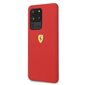 Ferrari kõva ümbris FESSIHCS69RE S20 Ultra G988 punane Silicone hind ja info | Telefoni kaaned, ümbrised | kaup24.ee