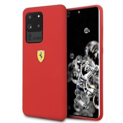 Ferrari kõva ümbris FESSIHCS69RE S20 Ultra G988 punane Silicone цена и информация | Чехлы для телефонов | kaup24.ee