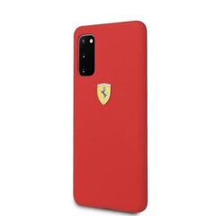 Ferrari kõva ümbris FESSIHCS62RE S20 G980 punane Silicone hind ja info | Telefoni kaaned, ümbrised | kaup24.ee
