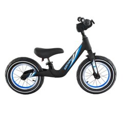 Беговел, черный цена и информация | Детский трехколесный велосипед - коляска с удобной ручкой управления для родителей Riff F95941 2в1, фиолетовый | kaup24.ee