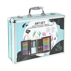 Joonistusvahendite kohver Smiki Art, 84-osaline hind ja info | Kunstitarbed, voolimise tarvikud | kaup24.ee