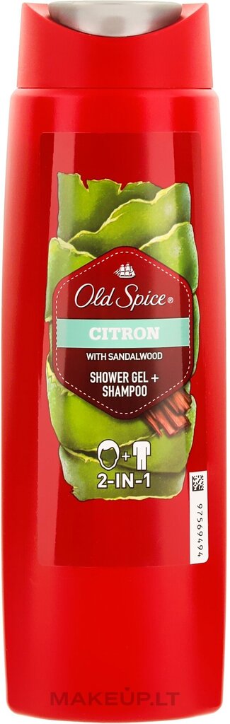 Meeste dušigeel Old Spice Citron, 250 ml x 3 tk цена и информация | Dušigeelid, õlid | kaup24.ee