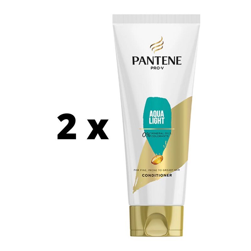 Palsam Pantene Aqua Light, 200 ml x 2tk цена и информация | Juuksepalsamid | kaup24.ee