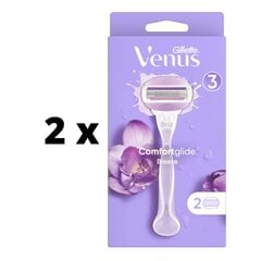 Бритва VENUS Breeze, 2 головки x 2 шт., упаковка цена и информация | Средства для бритья | kaup24.ee