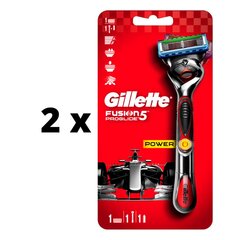 Бритва Gillette FUSION Proglide Flexball Power 1 головка. х 2 шт., упаковка цена и информация | Средства для бритья | kaup24.ee