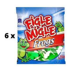 Жевательные конфеты FIGLE MIGLE Frogs, 80 г x 6 шт. упаковка цена и информация | Сладости | kaup24.ee