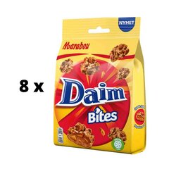 Šokolaaditükid Marabou Daim bits, 145 g x 8 tk hind ja info | Maiustused | kaup24.ee