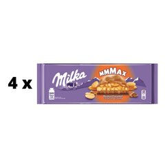 Piimašokolaad Milka, maapähklite ja karamelliga, 276 g x 4 tk hind ja info | Maiustused | kaup24.ee