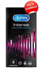 Kondoomid Durex Intense, 8 tk. hind ja info | Kondoomid | kaup24.ee