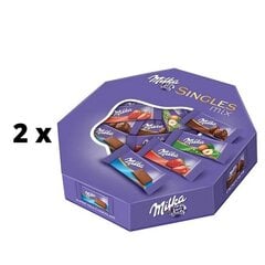 Minišokolaadid Milka Single Mix, 138 g x 2 tk цена и информация | Сладости | kaup24.ee