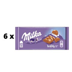 Šokolaad Milka Bubbly Alpine Milk, 90 g x 6 tk hind ja info | Maiustused | kaup24.ee