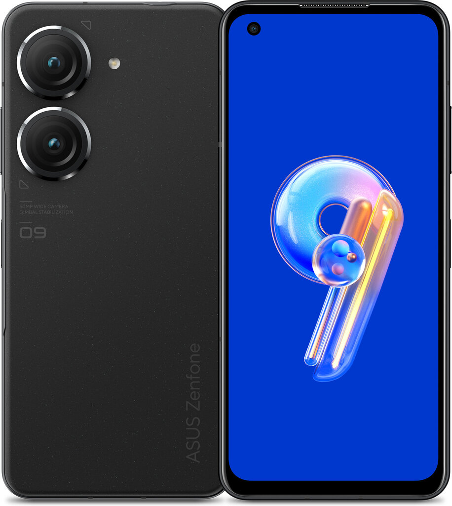 Asus Zenfone 9 5G 8/128GB Dual SIM Midnight Black 90AI00C1-M00020 цена и информация | Telefonid | kaup24.ee