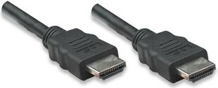 Кабель Manhattan HDMI/HDMI M/M, 2 м, черный цена и информация | Кабели и провода | kaup24.ee