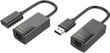 USB laiendus Techly pikendus kuni 60 m läbi RJ45 võrgukaabli цена и информация | USB jagajad, adapterid | kaup24.ee