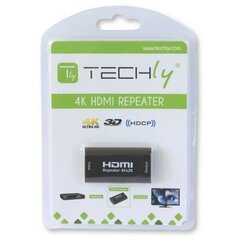 4K HDMI усилитель сигнала до 40 м Techly цена и информация | Адаптер Aten Video Splitter 2 port 450MHz | kaup24.ee