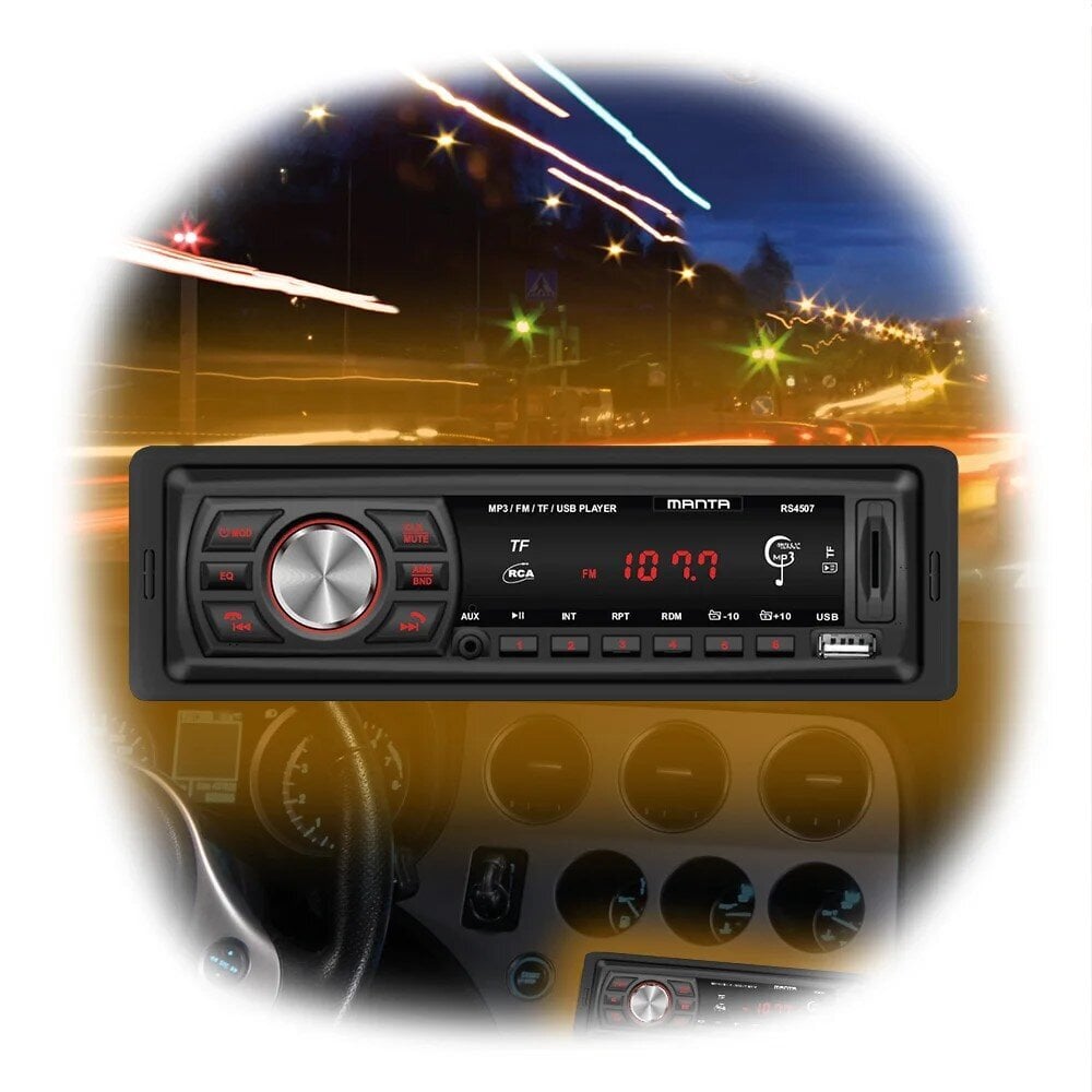 Autoraadio Car Radio with Bluetooth Manta RS4507 цена и информация | Autoraadiod, multimeedia | kaup24.ee