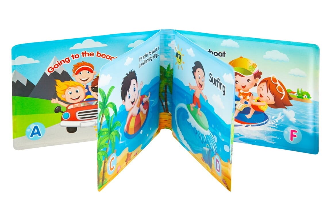 Bocioland pehme arendav raamat, veesport, BL009 цена и информация | Imikute mänguasjad | kaup24.ee
