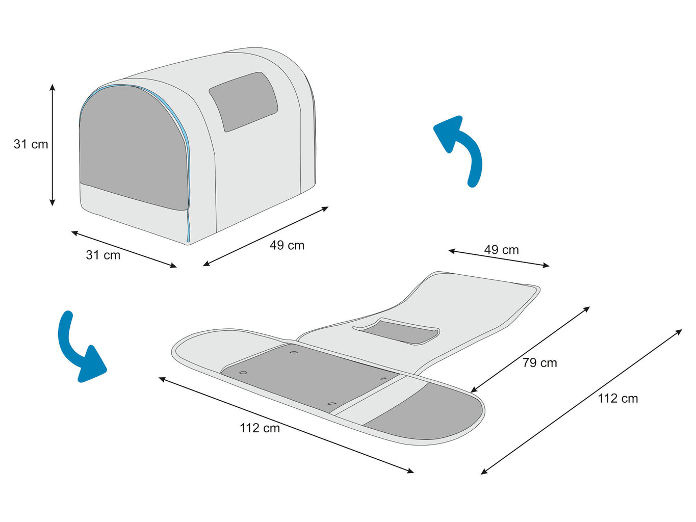 Transpordikott loomadele Tube R2, beeži värvi hind ja info | Transportkorvid, puurid | kaup24.ee