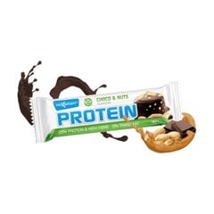 Батончик Max Sport Protein batonėlis с шоколадом и орехами, 60 г цена и информация | Батончики | kaup24.ee