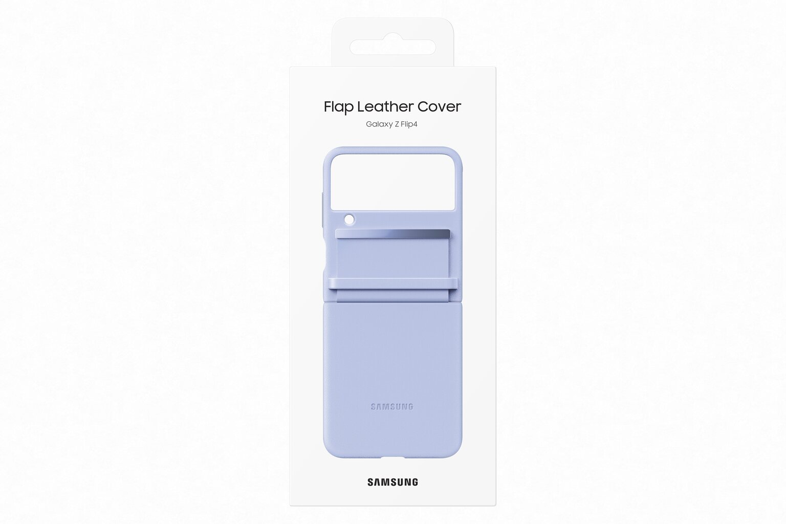 Samsung Flap nahast kate Galaxy Z Flip 4 seerine lilla EF-VF721LLE цена и информация | Telefoni kaaned, ümbrised | kaup24.ee