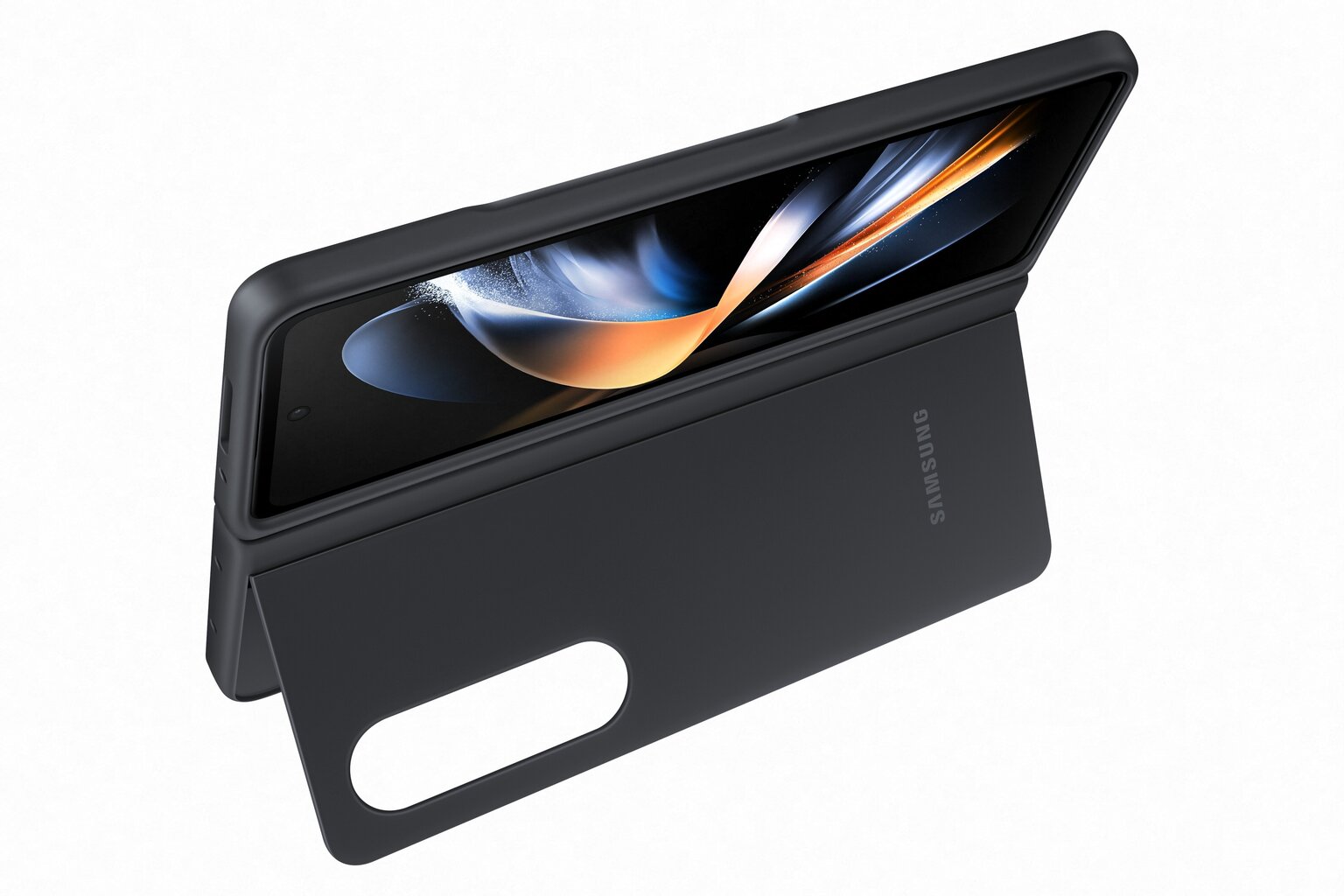 Samsung Slim Standing Cover Galaxy Z Fold 4 must EF-MF936CBE hind ja info | Telefoni kaaned, ümbrised | kaup24.ee