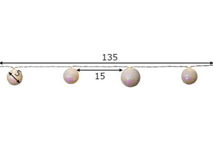 Valguskett цена и информация | Гирлянды | kaup24.ee