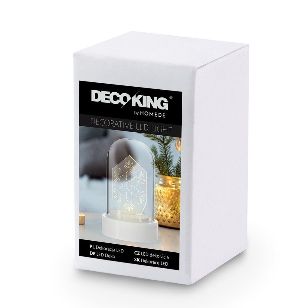 LED jõulukaunistus „DecoKing“, 5,5x9 hind ja info | Jõulukaunistused | kaup24.ee