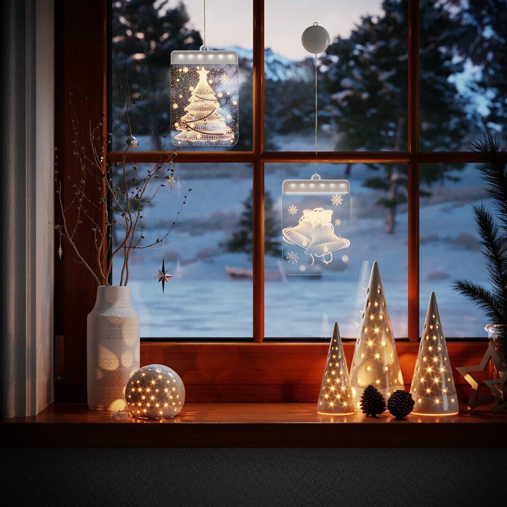 LED kaunistused AmeliaHome Jingle Bells hind ja info | Jõulukaunistused | kaup24.ee