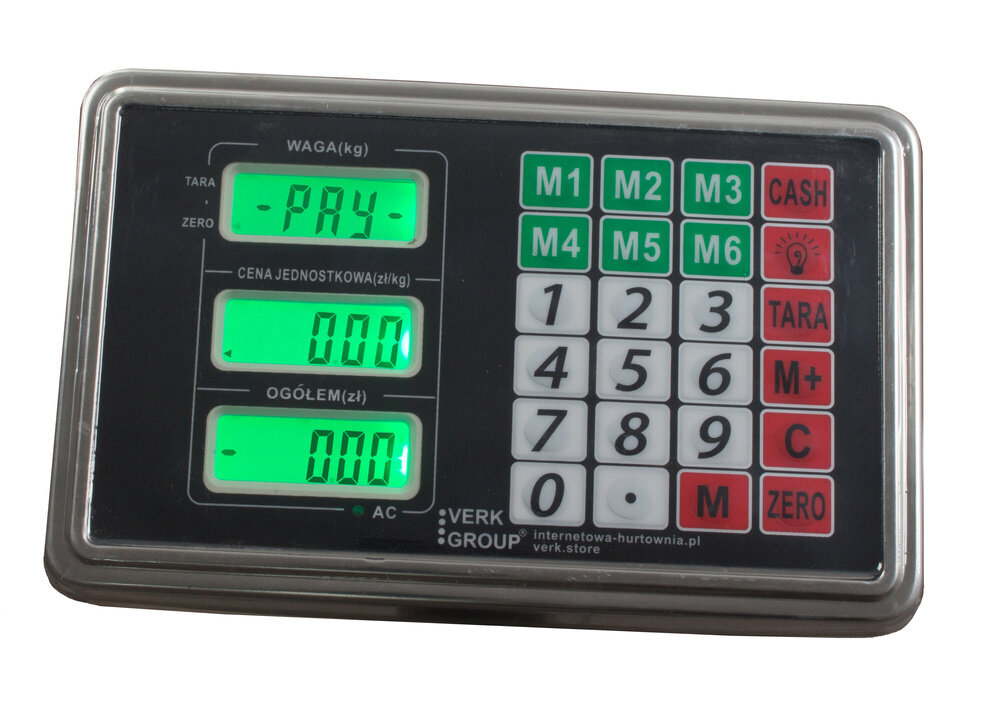 Elektrooniline LCD-ekraaniga platvormkaal, 300 kg, sinine цена и информация | Tööstuskaalud | kaup24.ee