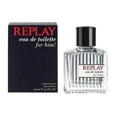 Replay Replay for Him EDT 75ml hind ja info | Meeste parfüümid | kaup24.ee