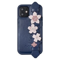 Kingxbar Sweet Series ümbris kaunistatud originaalsete Swarovski kristallidega iPhone 12 mini sinine hind ja info | Telefoni kaaned, ümbrised | kaup24.ee