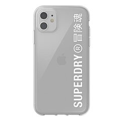 SuperDry Snap iPhone 11 läbipaistev ümbris valge 41578 hind ja info | Telefoni kaaned, ümbrised | kaup24.ee