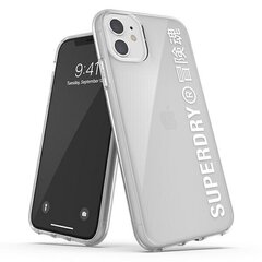 SuperDry Snap iPhone 11 läbipaistev ümbris valge 41578 hind ja info | Superdry Mobiiltelefonid, foto-, videokaamerad | kaup24.ee