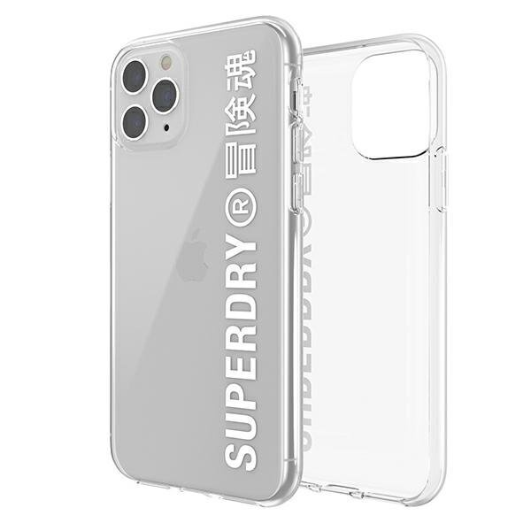 SuperDry Snap iPhone 11 Pro läbipaistev ümbris valge 41579 hind ja info | Telefoni kaaned, ümbrised | kaup24.ee