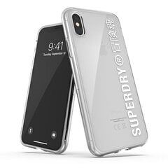 SuperDry Snap iPhone X / Xs läbipaistev ümbris 41576 цена и информация | Чехлы для телефонов | kaup24.ee