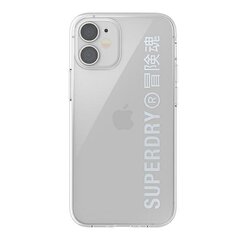 SuperDry Snap iPhone 12 mini läbipaistev ümbris, hõbedane 42590 hind ja info | Superdry Mobiiltelefonid, foto-, videokaamerad | kaup24.ee