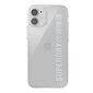 SuperDry Snap iPhone 12 mini läbipaistev ümbris, hõbedane 42590 hind ja info | Telefoni kaaned, ümbrised | kaup24.ee