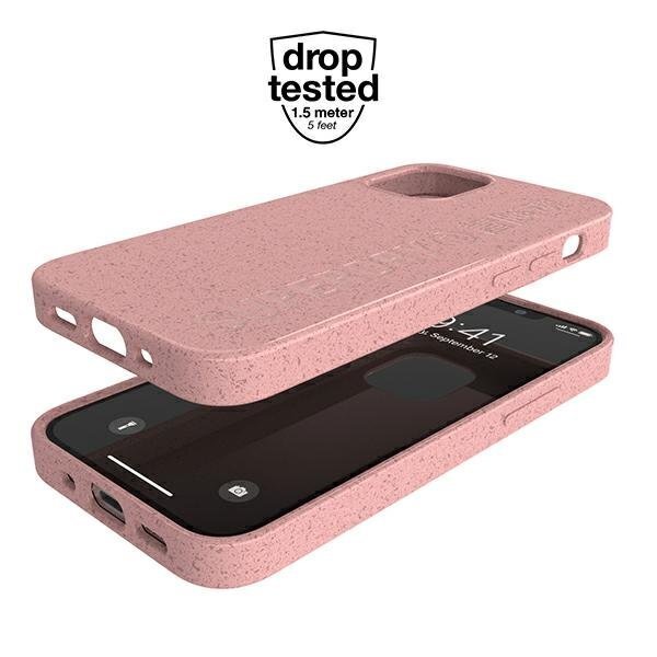 SuperDry Snap iPhone 12 mini kompostitav ümbris roosa 42620 цена и информация | Telefoni kaaned, ümbrised | kaup24.ee