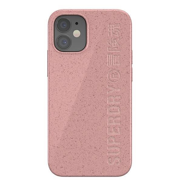 SuperDry Snap iPhone 12 mini kompostitav ümbris roosa 42620 цена и информация | Telefoni kaaned, ümbrised | kaup24.ee