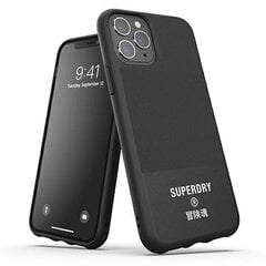 SuperDry Molded Canvas iPhone 11 Pro Max ümbris must 41550 цена и информация | Чехлы для телефонов | kaup24.ee