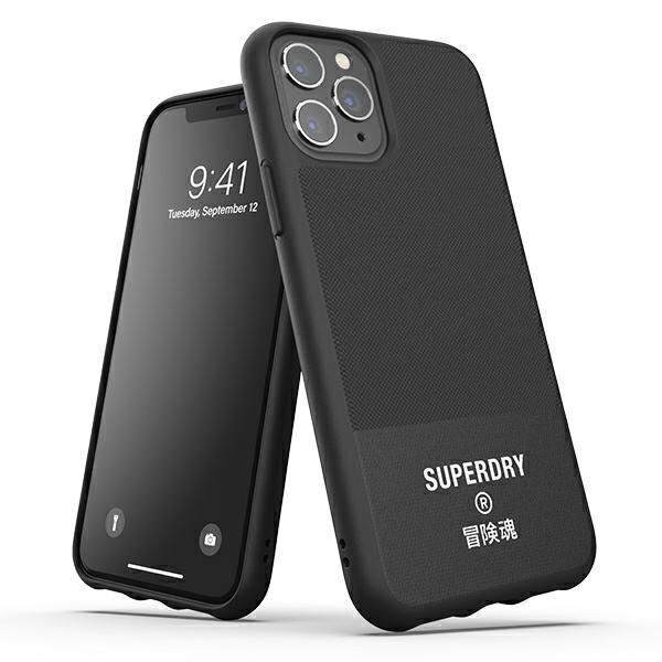 SuperDry Molded Canvas iPhone 11 Pro Max ümbris must 41550 hind ja info | Telefoni kaaned, ümbrised | kaup24.ee