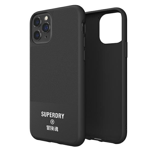 SuperDry Molded Canvas iPhone 11 Pro Max ümbris must 41550 цена и информация | Telefoni kaaned, ümbrised | kaup24.ee