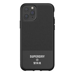 SuperDry Molded Canvas iPhone 11 Pro Max ümbris must 41550 цена и информация | Чехлы для телефонов | kaup24.ee