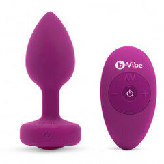 Анальная пробка B-Vibe Vibrating Jewel S/M Pink Ruby, размер S/M цена и информация | Вибраторы | kaup24.ee