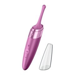 Vibraator SATISFYER_Twirling Delight Tip veekindel kliitoristimulaator Berry цена и информация | Вибраторы | kaup24.ee